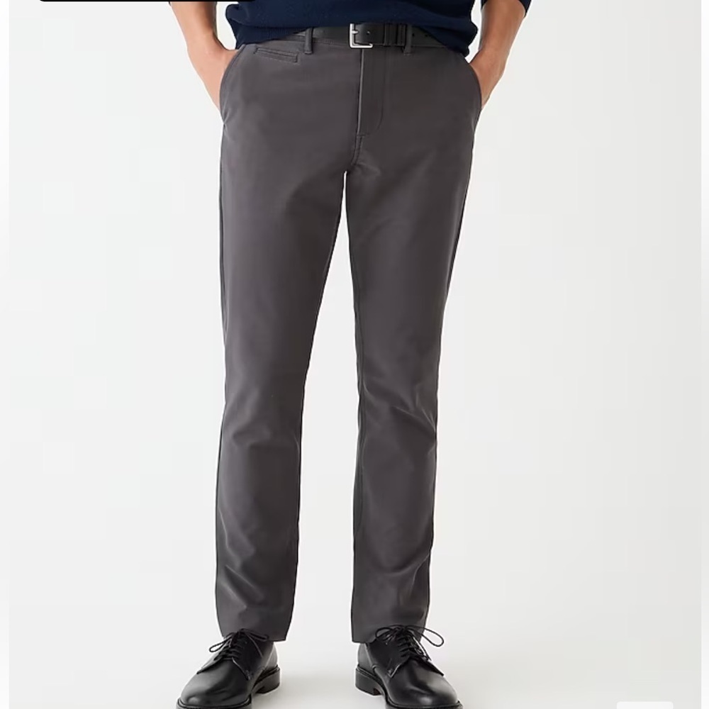 J crew carbon grey 770™ Straight-fit midweight tech pant
